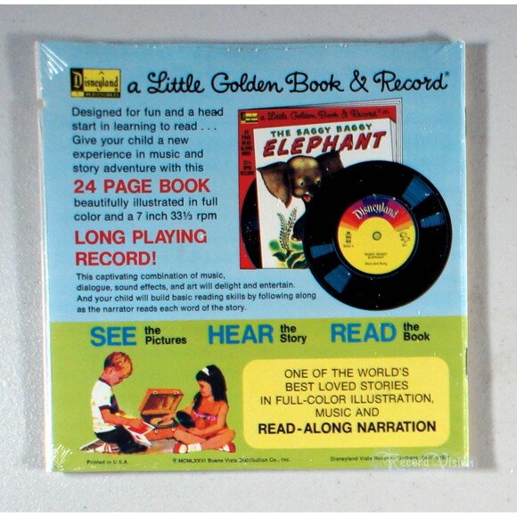 Disney - Frosty the Snowman (7" Vinyl) (1951/76) [SEALED] Christmas Golden Book - Picture 2 of 2